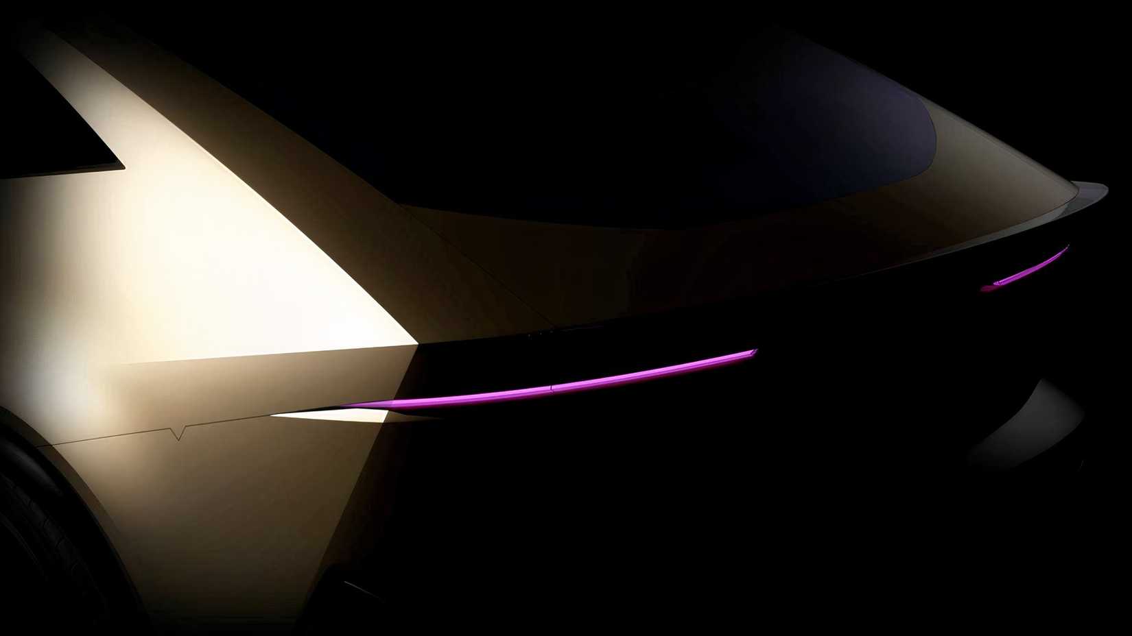 Rear-end close-up of the Hyundai Venus Concept