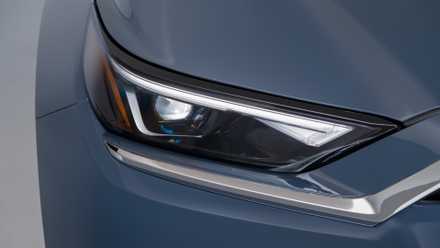 Front close-up of a 2026 Toyota Grand Highlander headlight