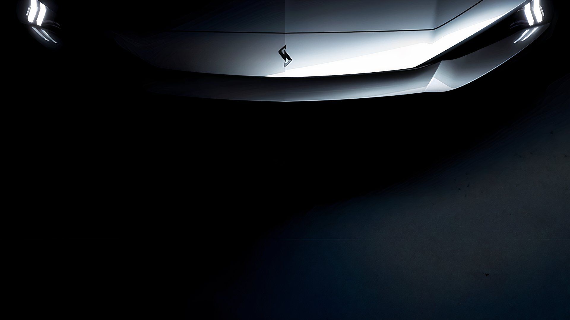 Nissan Skyline teaser front close-up