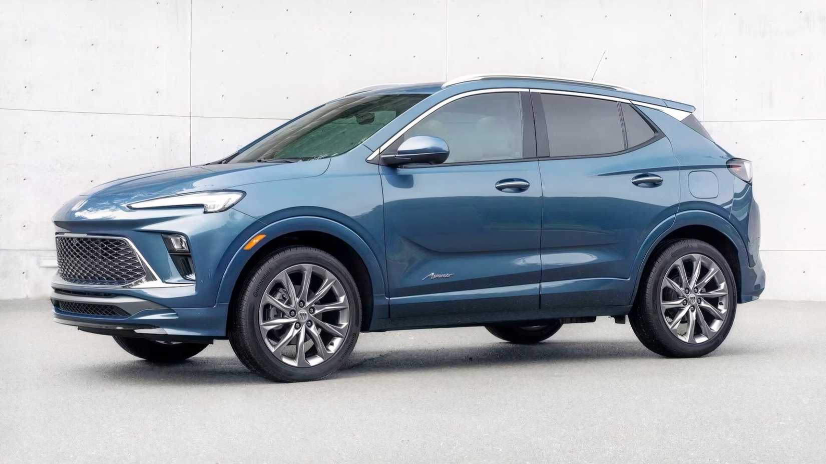 Front 3/4 shot of a 2026 Buick Encore GX parked