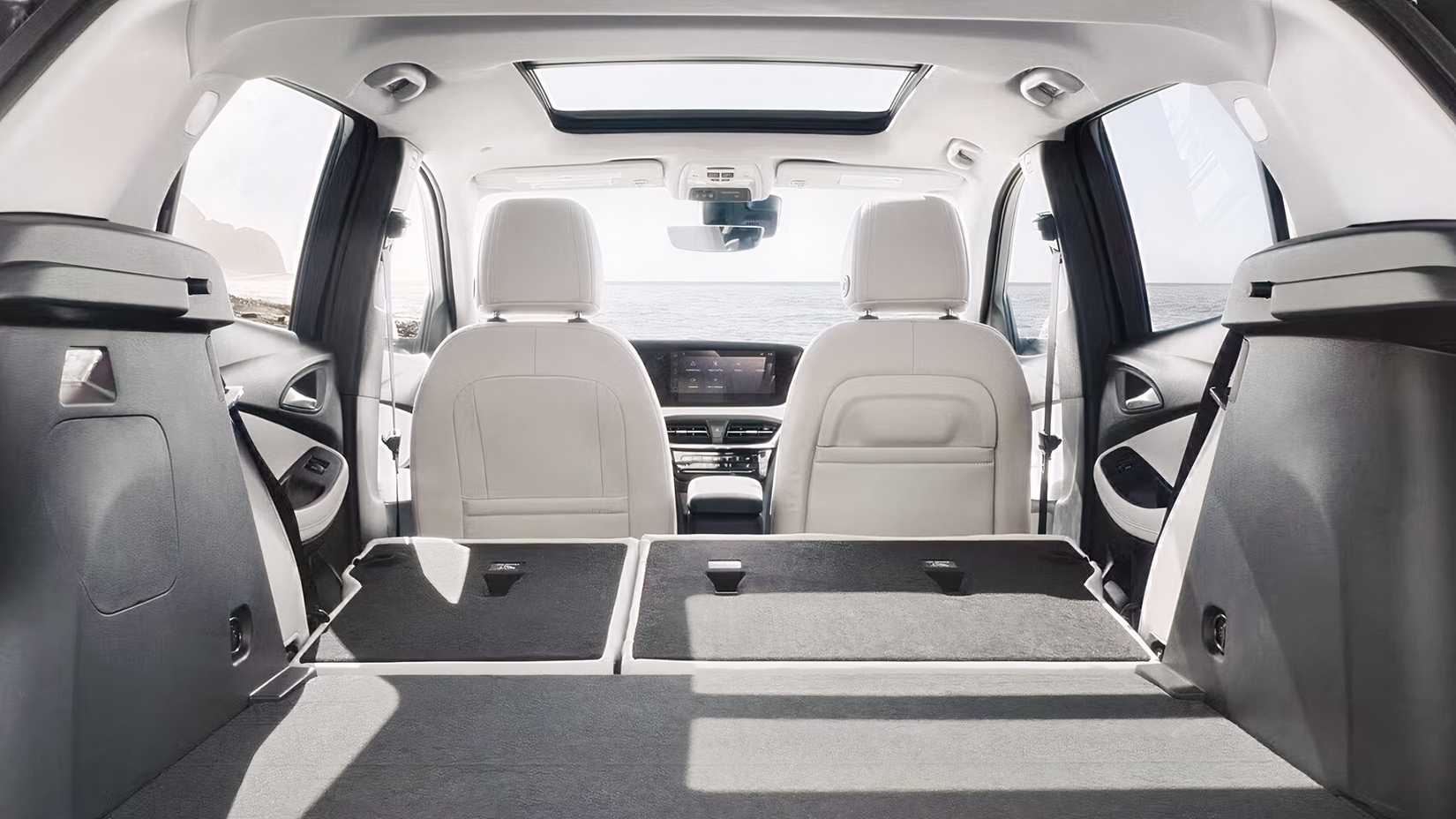 Interior shot of a 2026 Buick Encore GX showing cargo hold