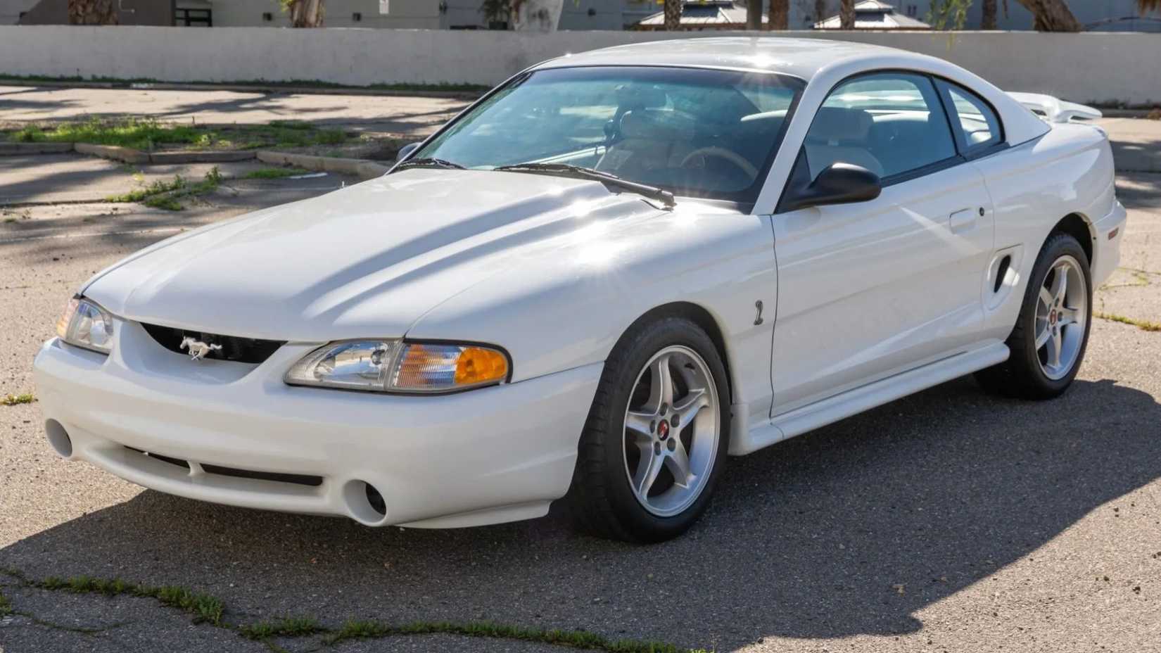 1995 Ford Mustang SVT Cobra R Front 3/4 Angle parked on the road