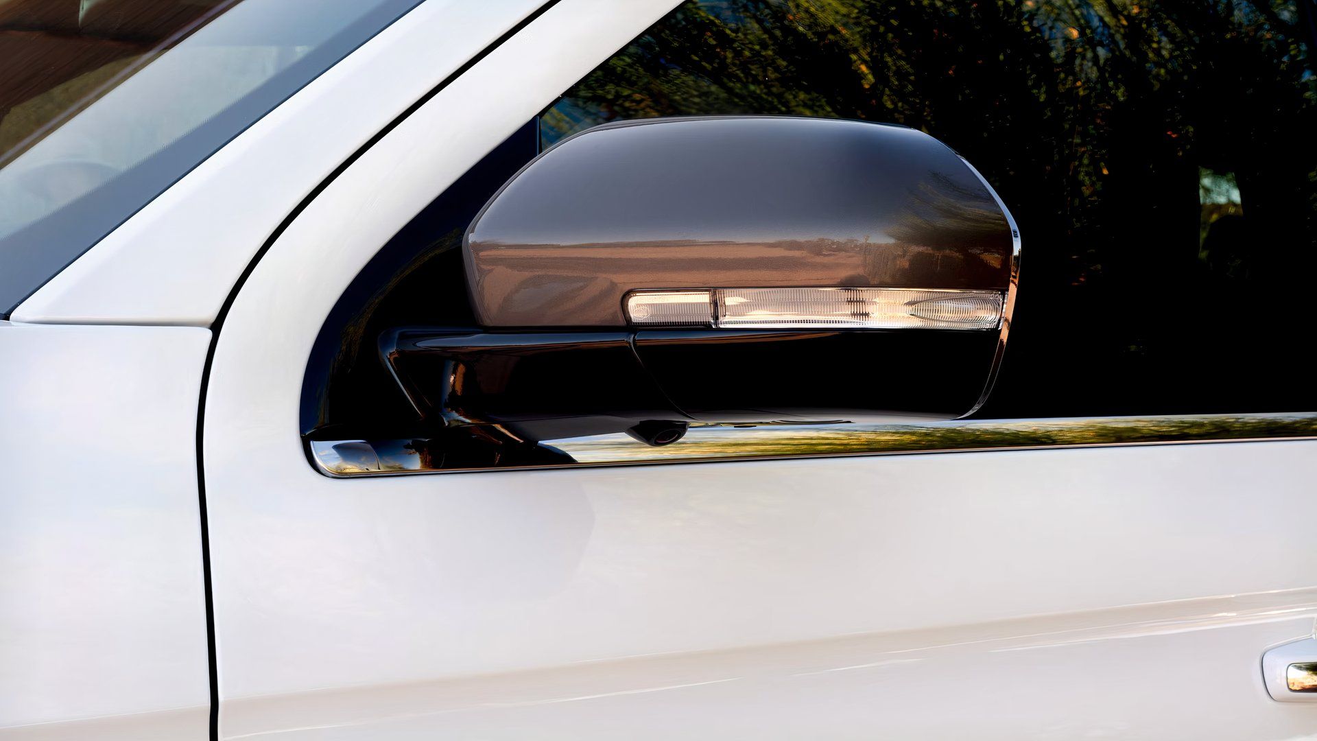 Close de um espelho lateral Ford Expedition 2018
