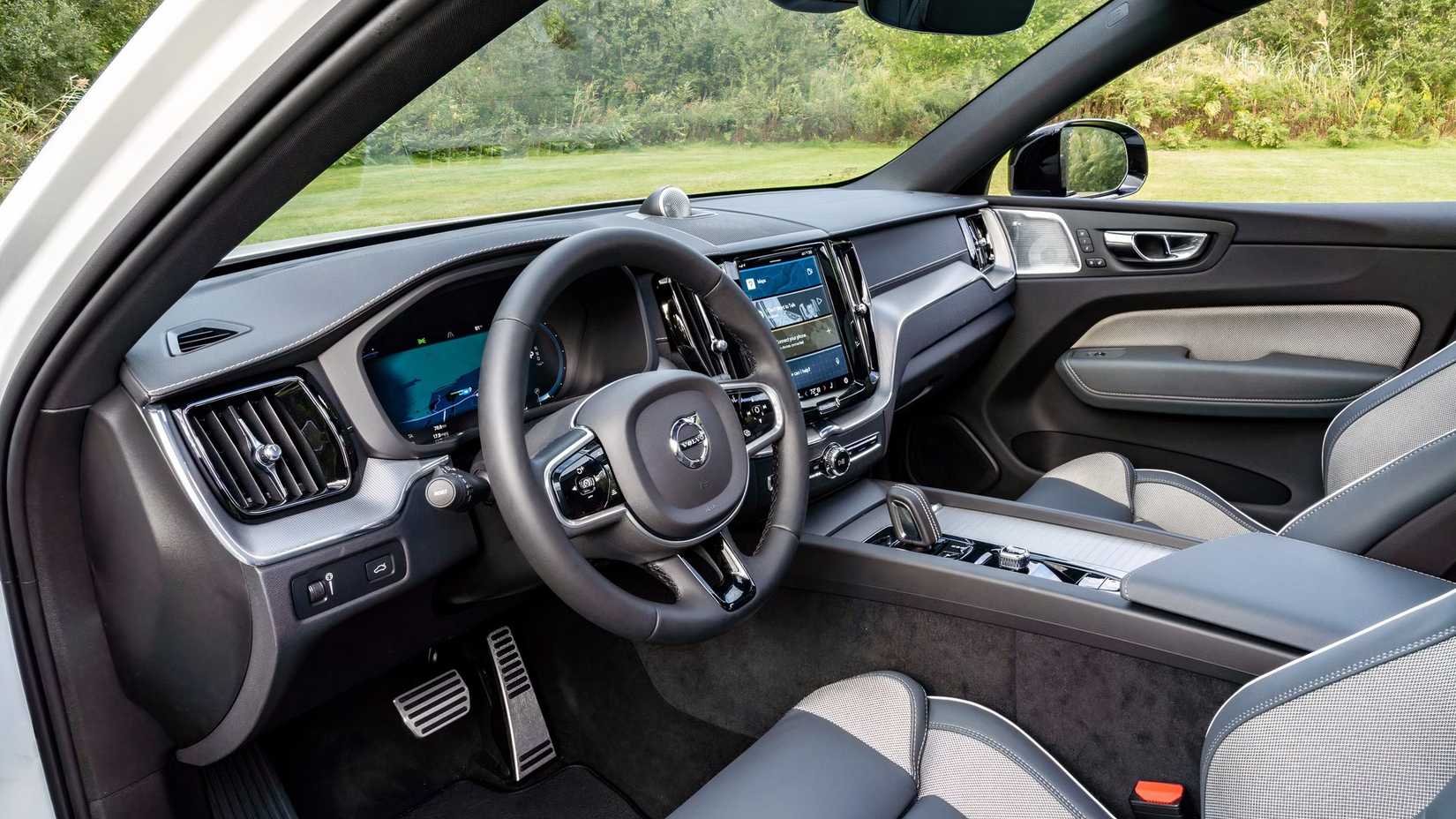2022 Volvo XC60 interior shot showing Front Seat Area