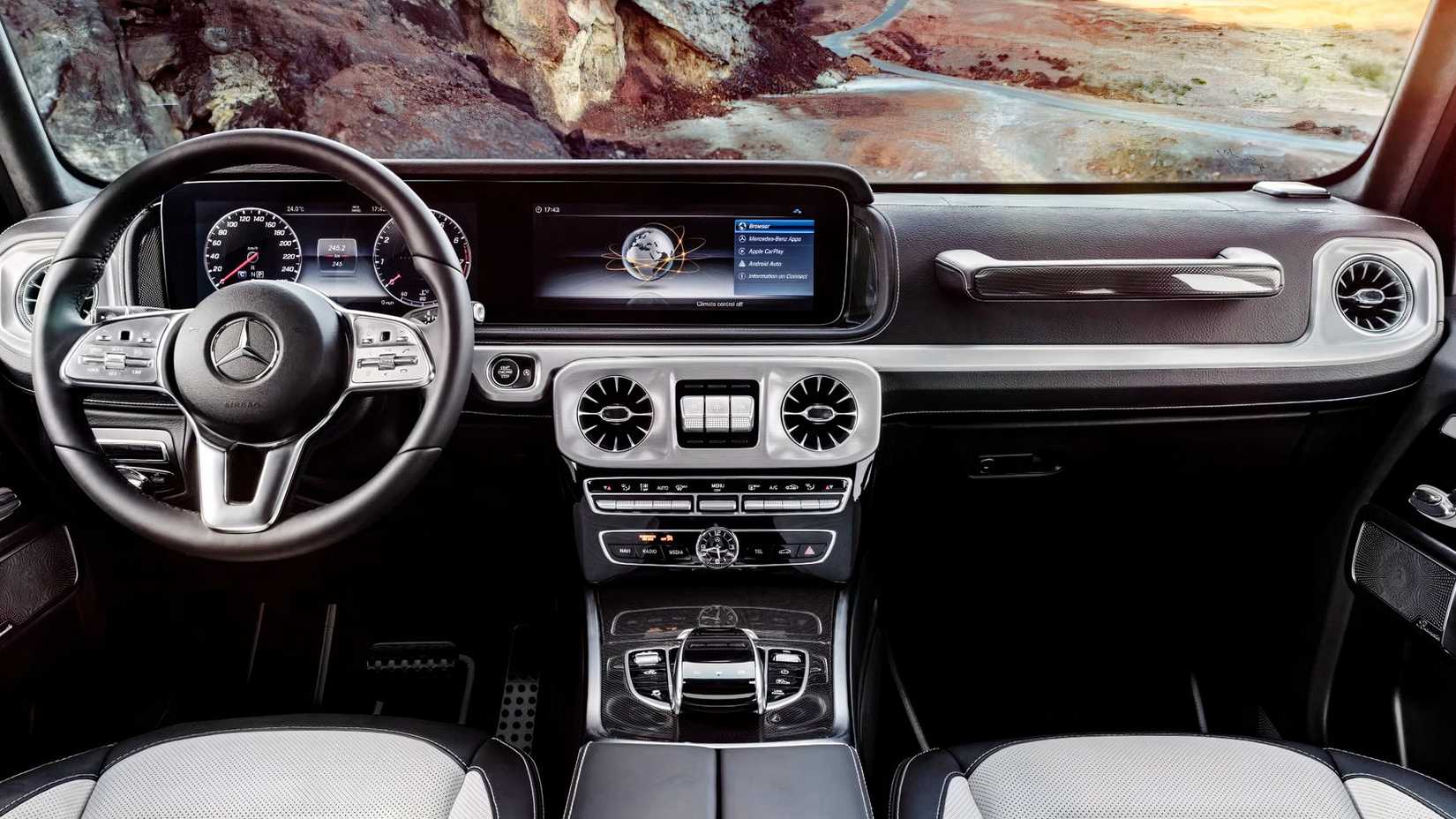 2023 Mercedes-Benz G-Class Interior shot showing dashboard