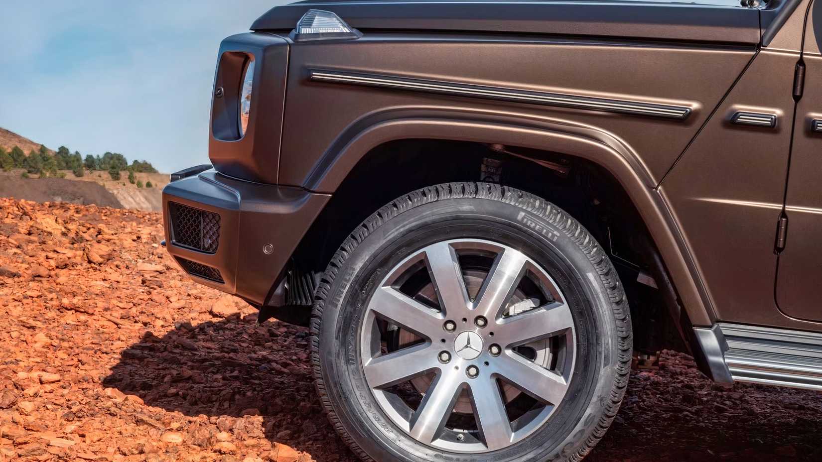2023 Mercedes-Benz G-Class close-up shot of the wheel