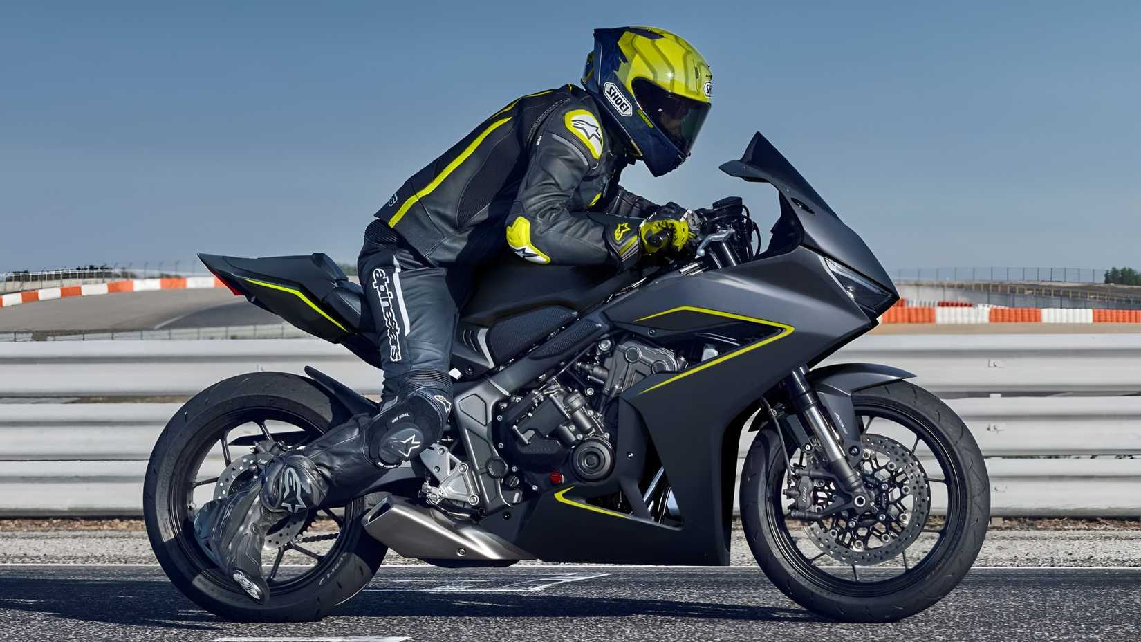 2026 Honda CBR650R in black, side profile view
