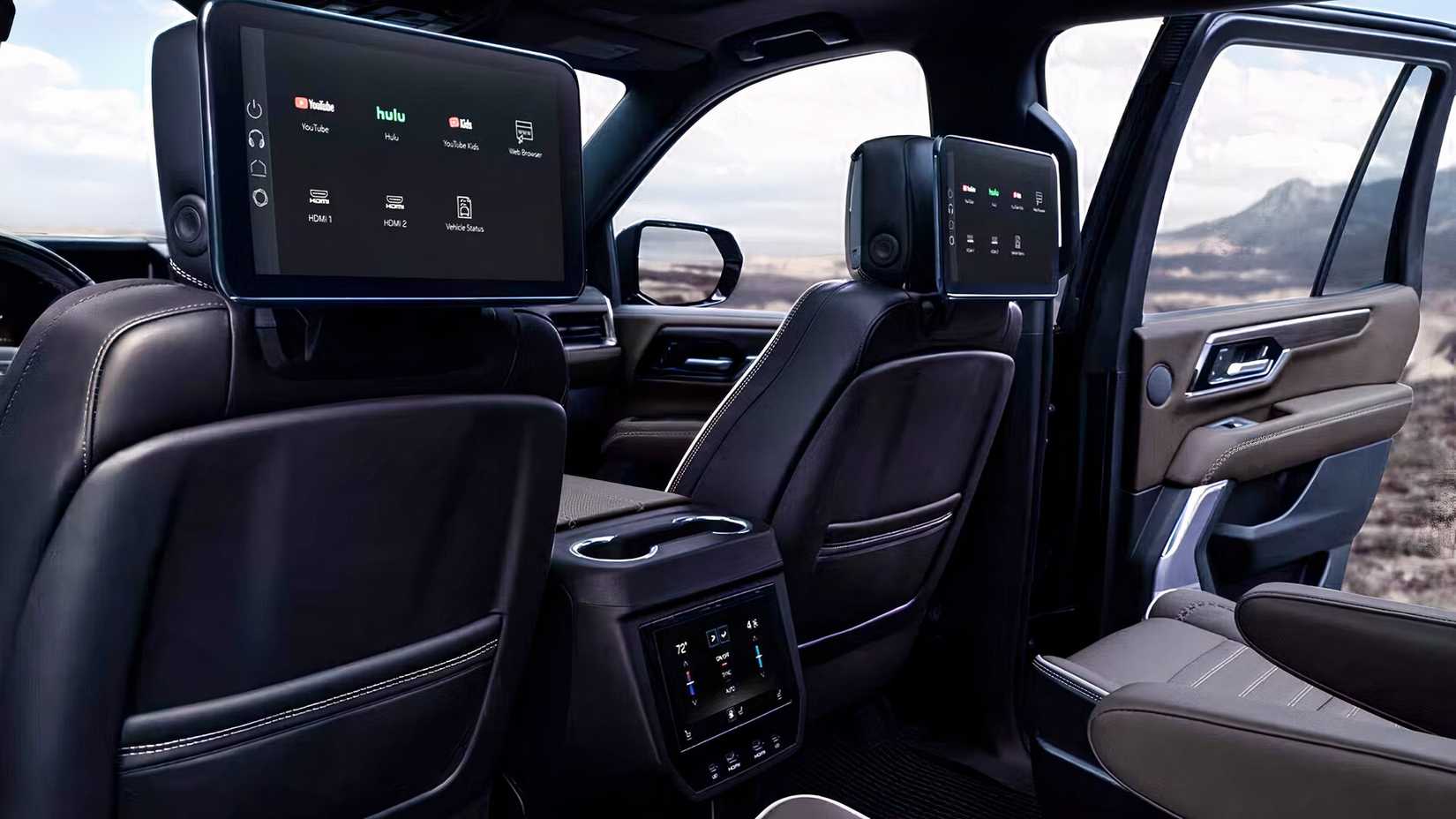 Telas do banco traseiro 2026 GMC Yukon