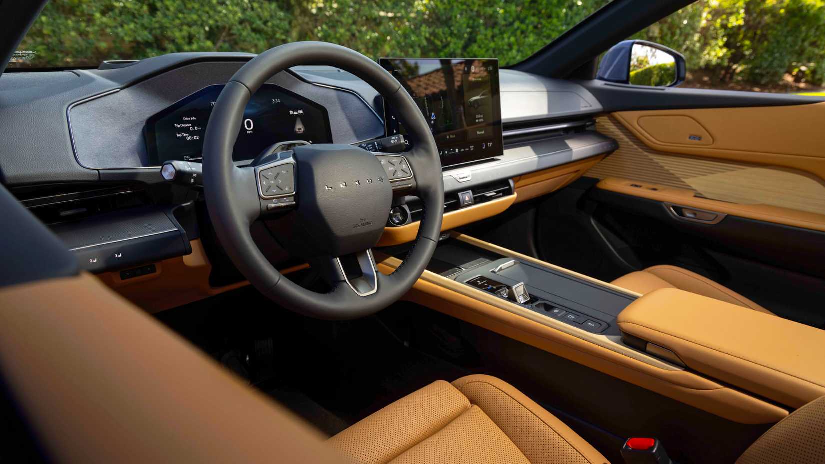 2026 Lexus ES 350 interior showing front cabin