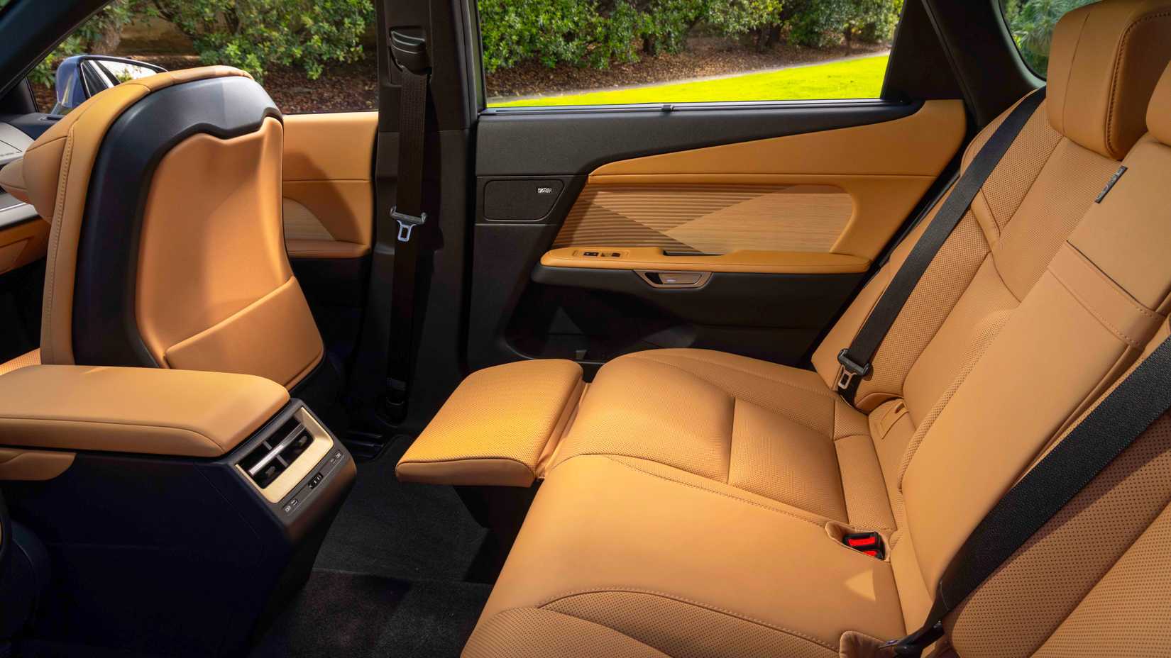 2026 Lexus ES interior shot showing rear seats