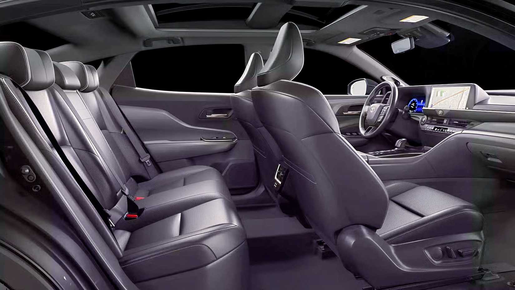 2026 Toyota Crown Side Cutaway showing cabin layout