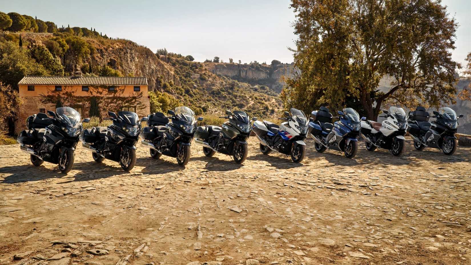 BMW K1600 series motorcycles: K 1600 GT, K 1600 GTL, K 1600 B, and K 1600 Grand America