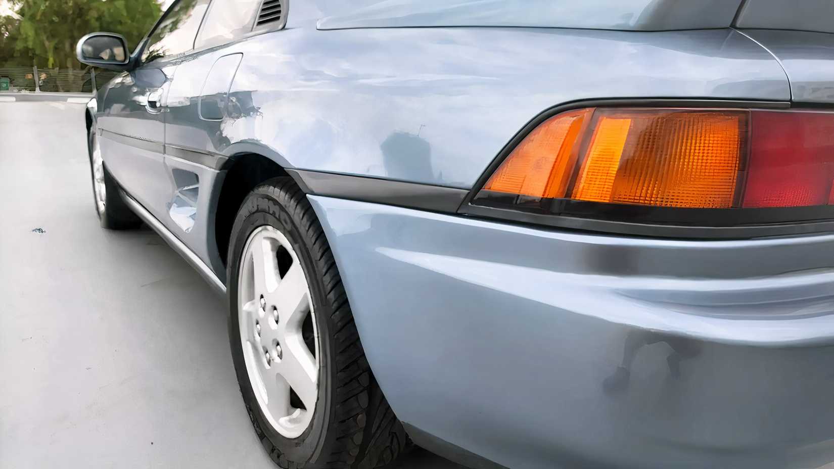1993 Toyota MR2 Turbo 5-Speed Steel Gray Mist Side View