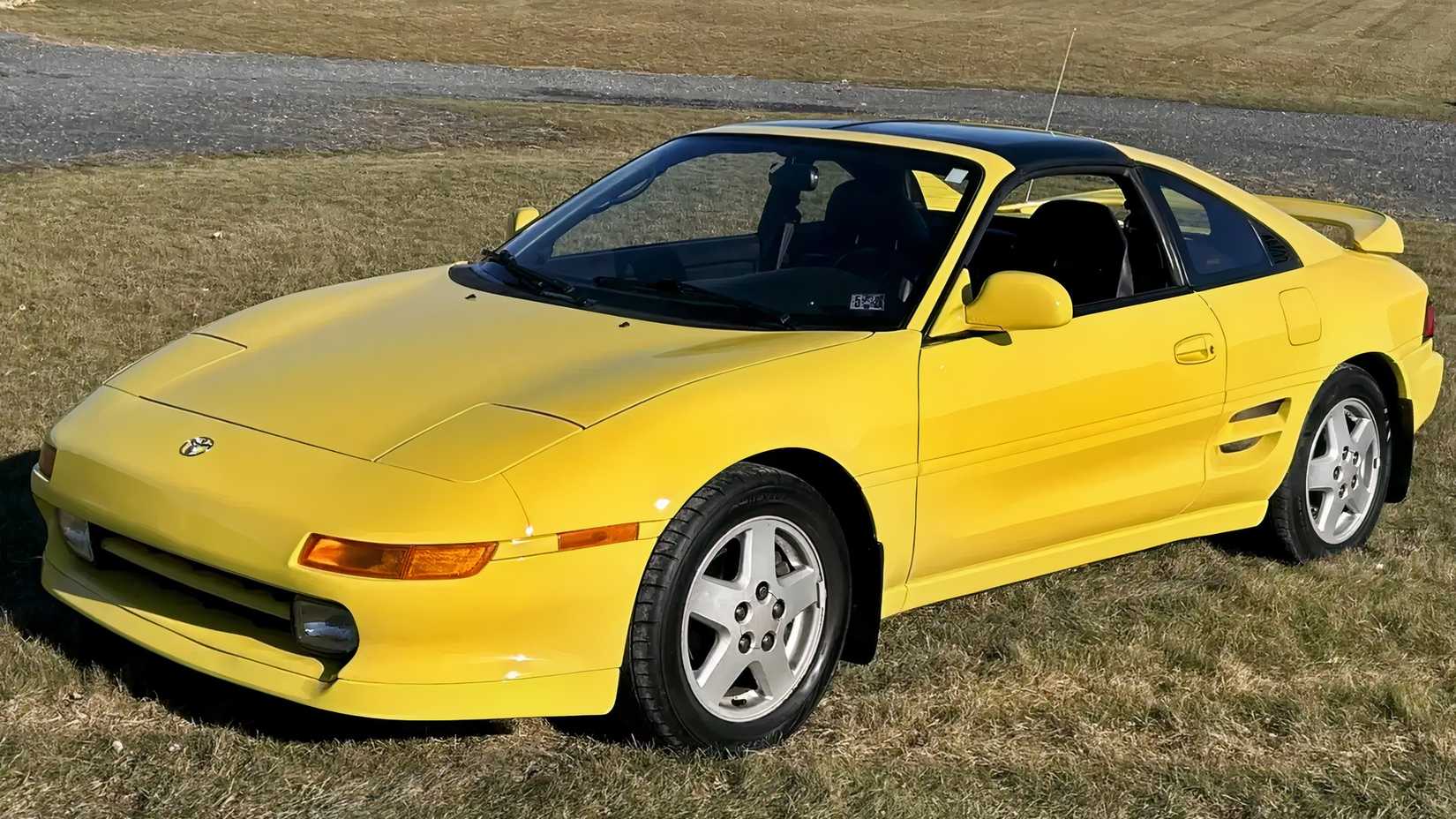 1994 Toyota MR2 Turbo 5-Speed1994 in yellow Wide Shot