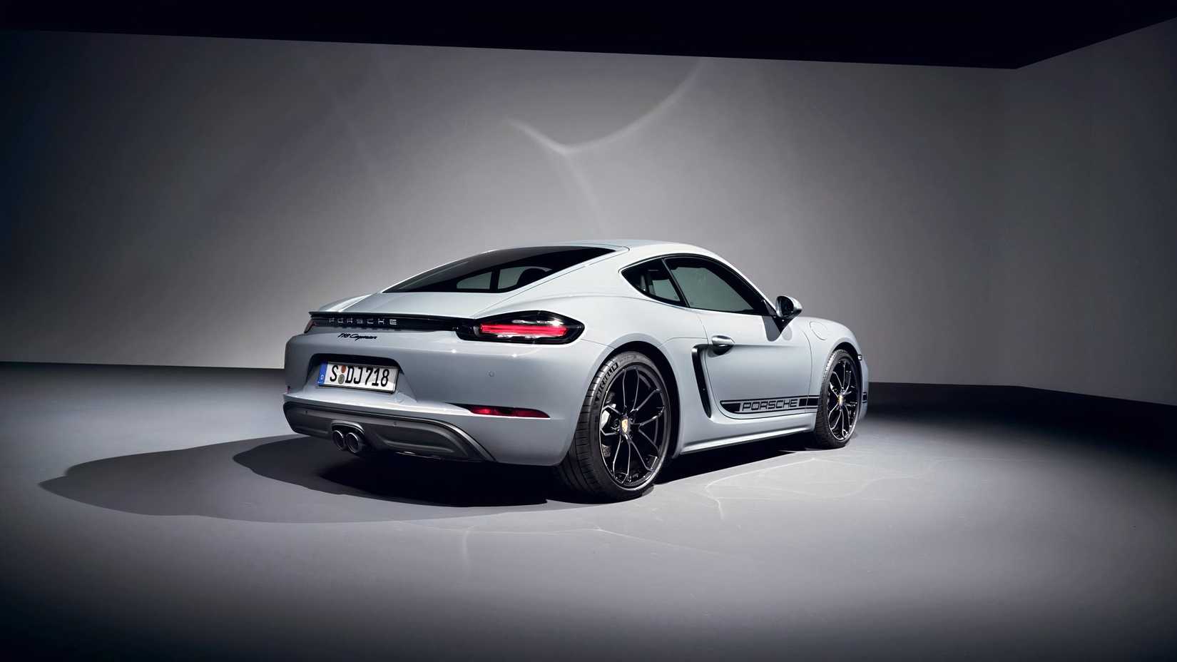 2026 Porsche 718 Cayman in grey