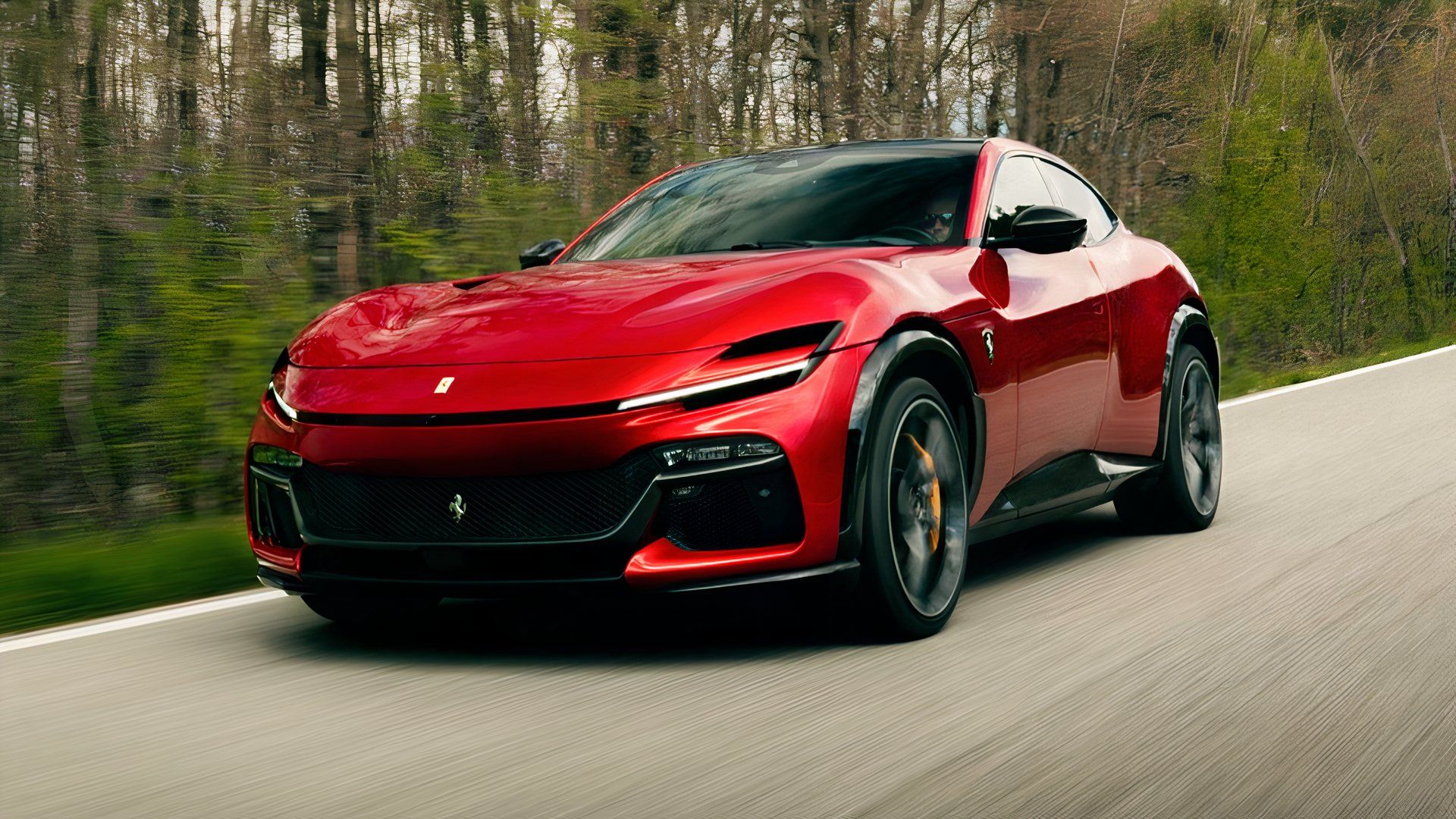 Ferrari Purosangue Handling Speciale rastreamento frontal