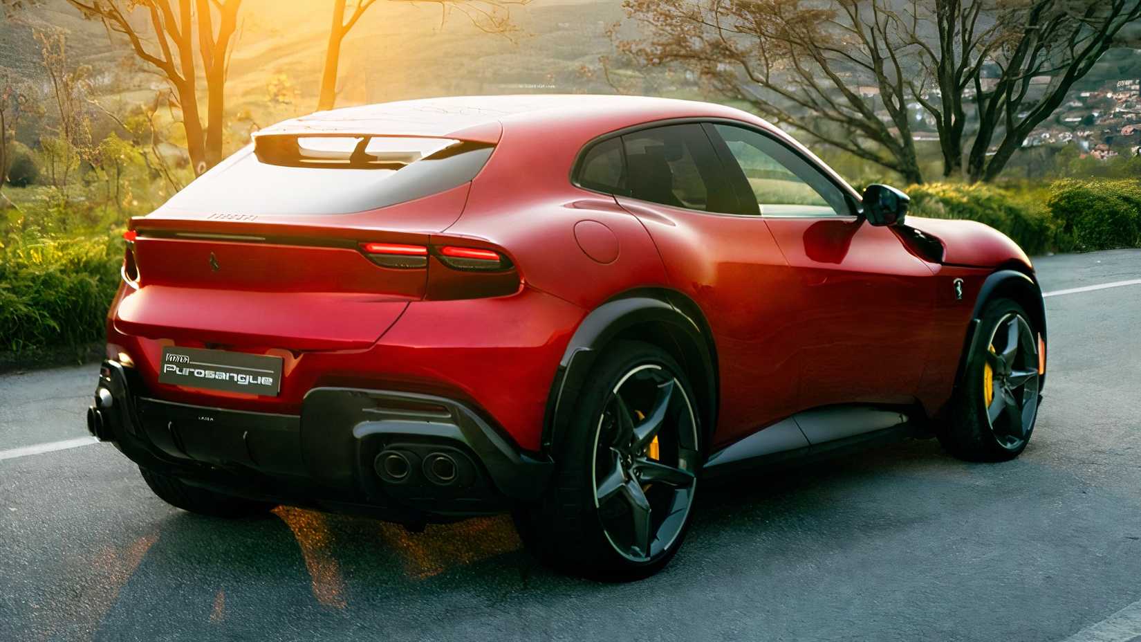 Ferrari Purosangue Handling Speciale traseiro