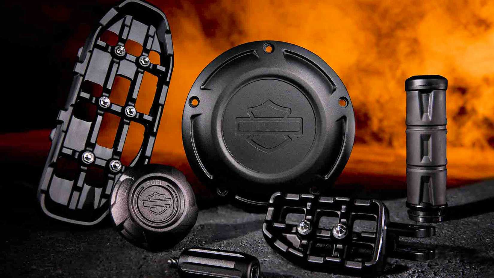 Harley-Davidson Redline Black Anodized Collection