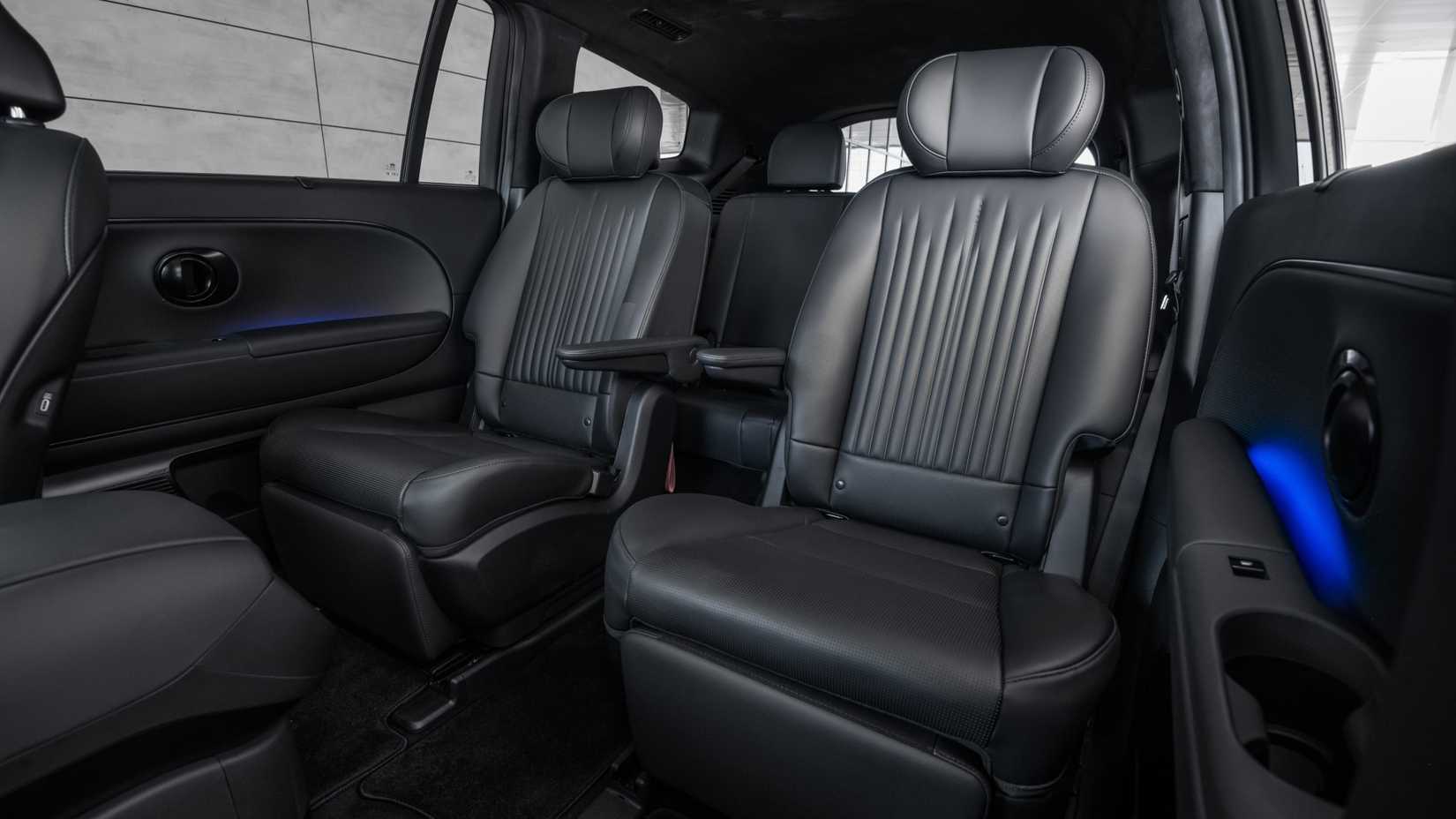 Bancos traseiros Hyundai Ioniq 9 Calligraphy Black Ink