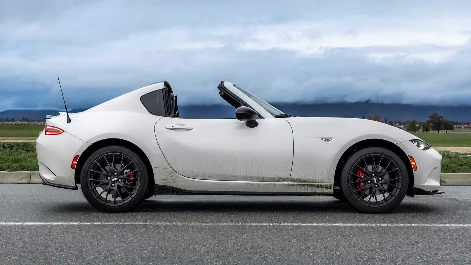 2026 Mazda MX-5 Miata RF in white profile