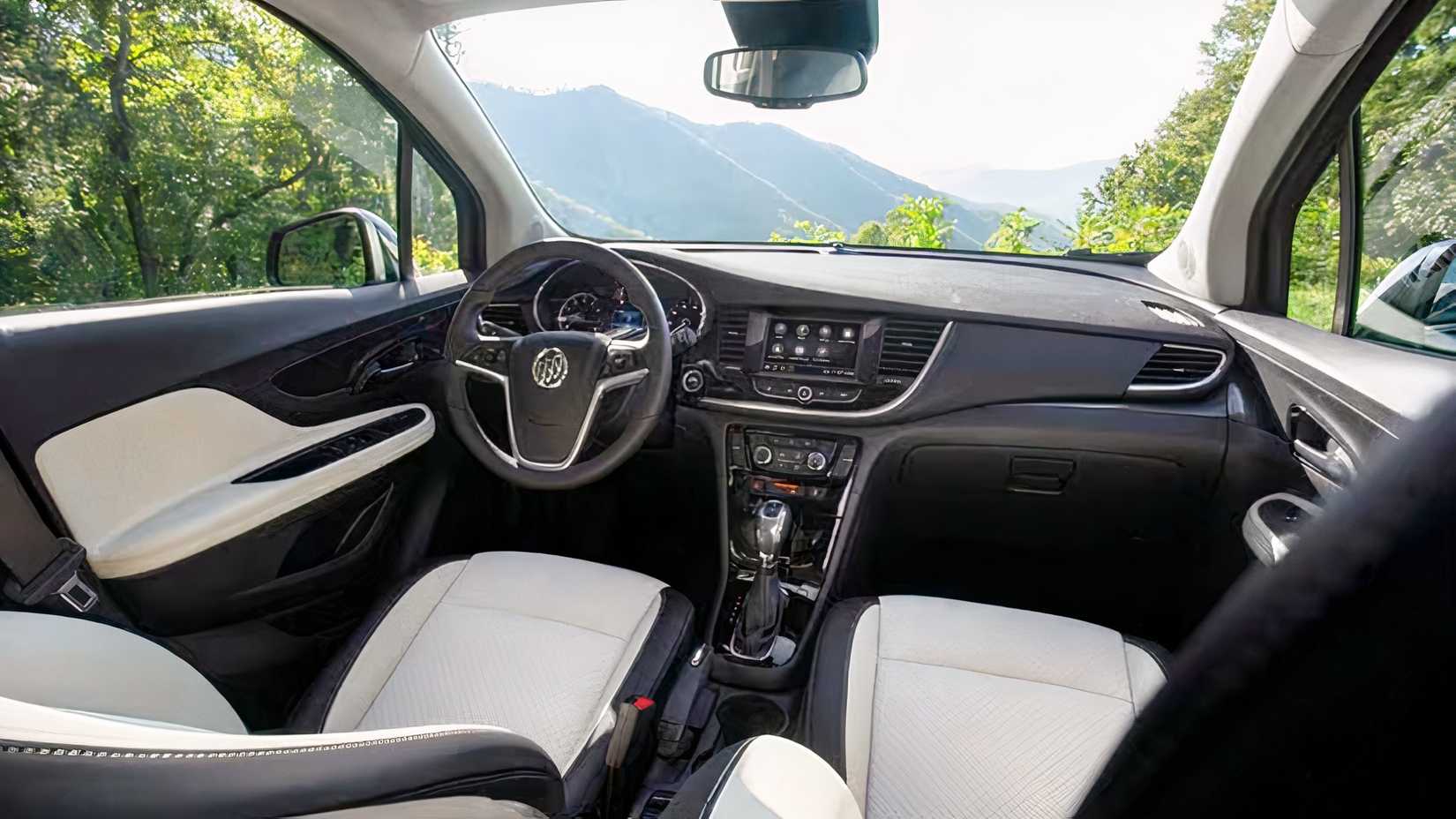 2021 Buick Encore Preferred interior showing front cabin