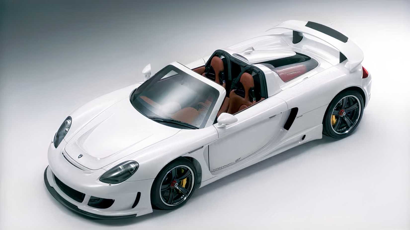 Gemballa Mirage GT in white front 3/4