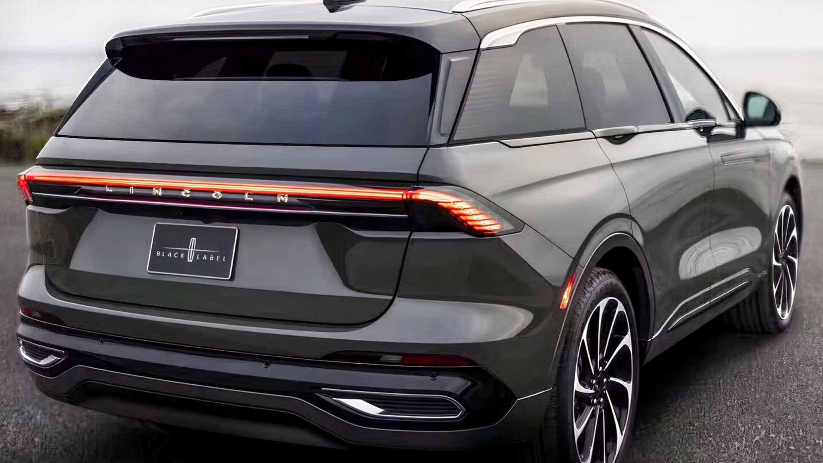 2026 Lincoln Nautilus Black Label rear 3/4