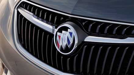Close da grade do Buick Encore 2021