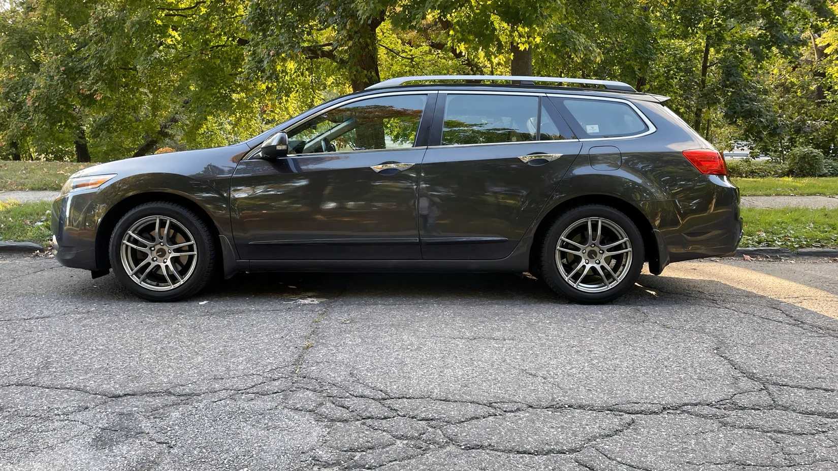 Profile shot of 2012 Acura TSX Sport Wagon parked in lot