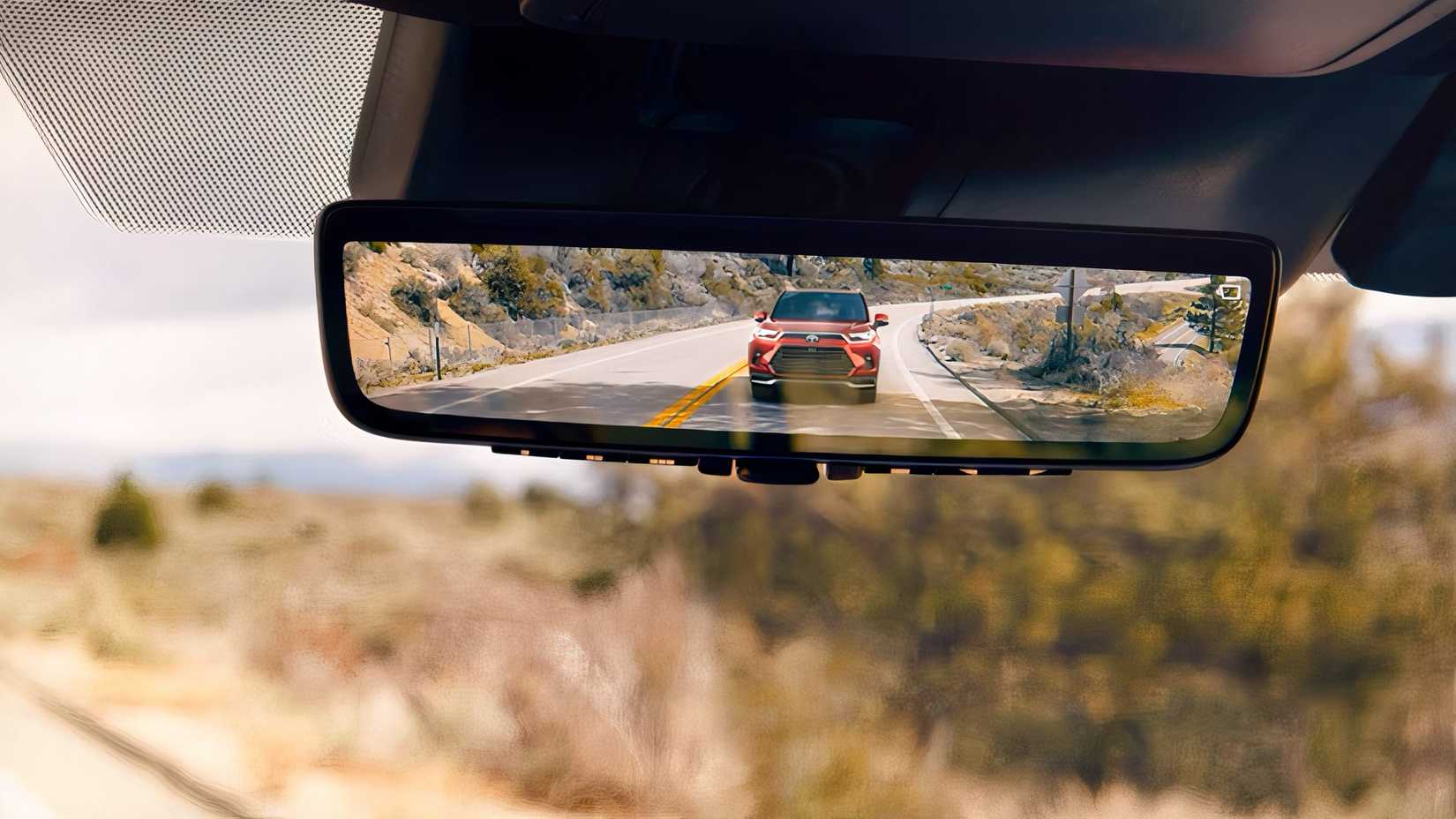 2026 Toyota Grand Highlander Hybrid digital rearview mirror