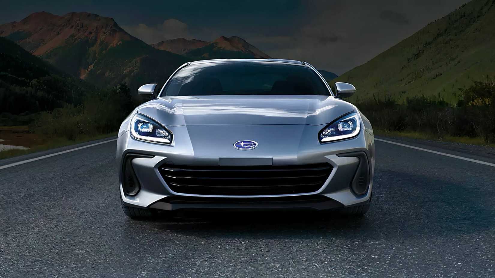 Front shot of 2026 Subaru BRZ parked