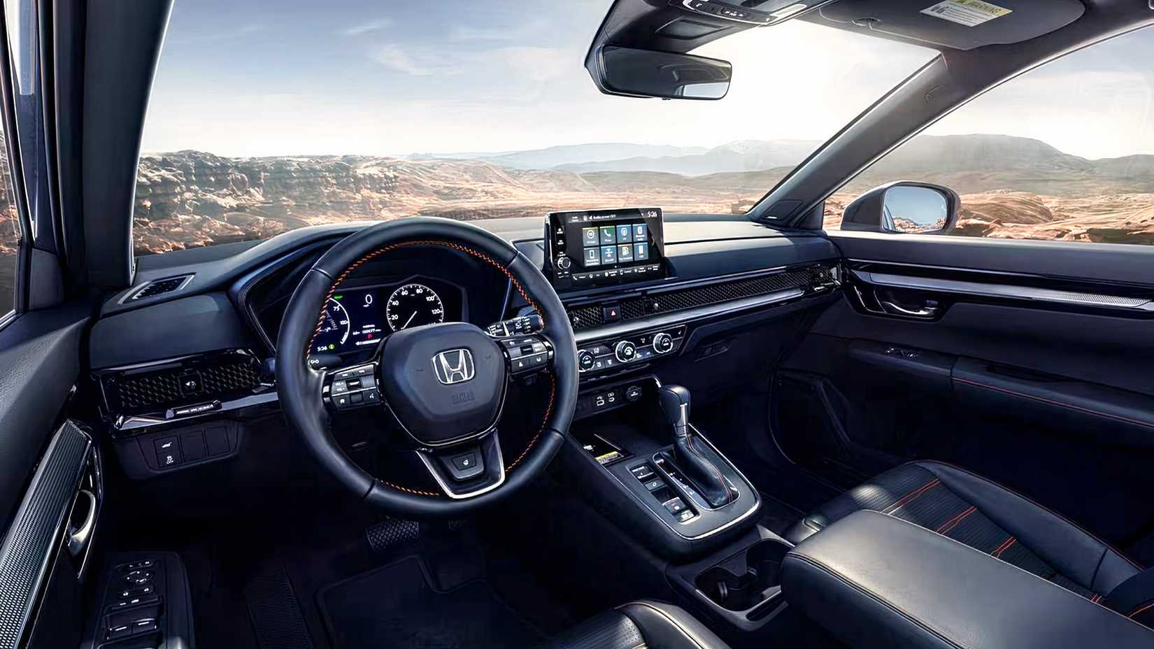 2026 Honda CR-V Sport Touring Hybrid interior showing cabin