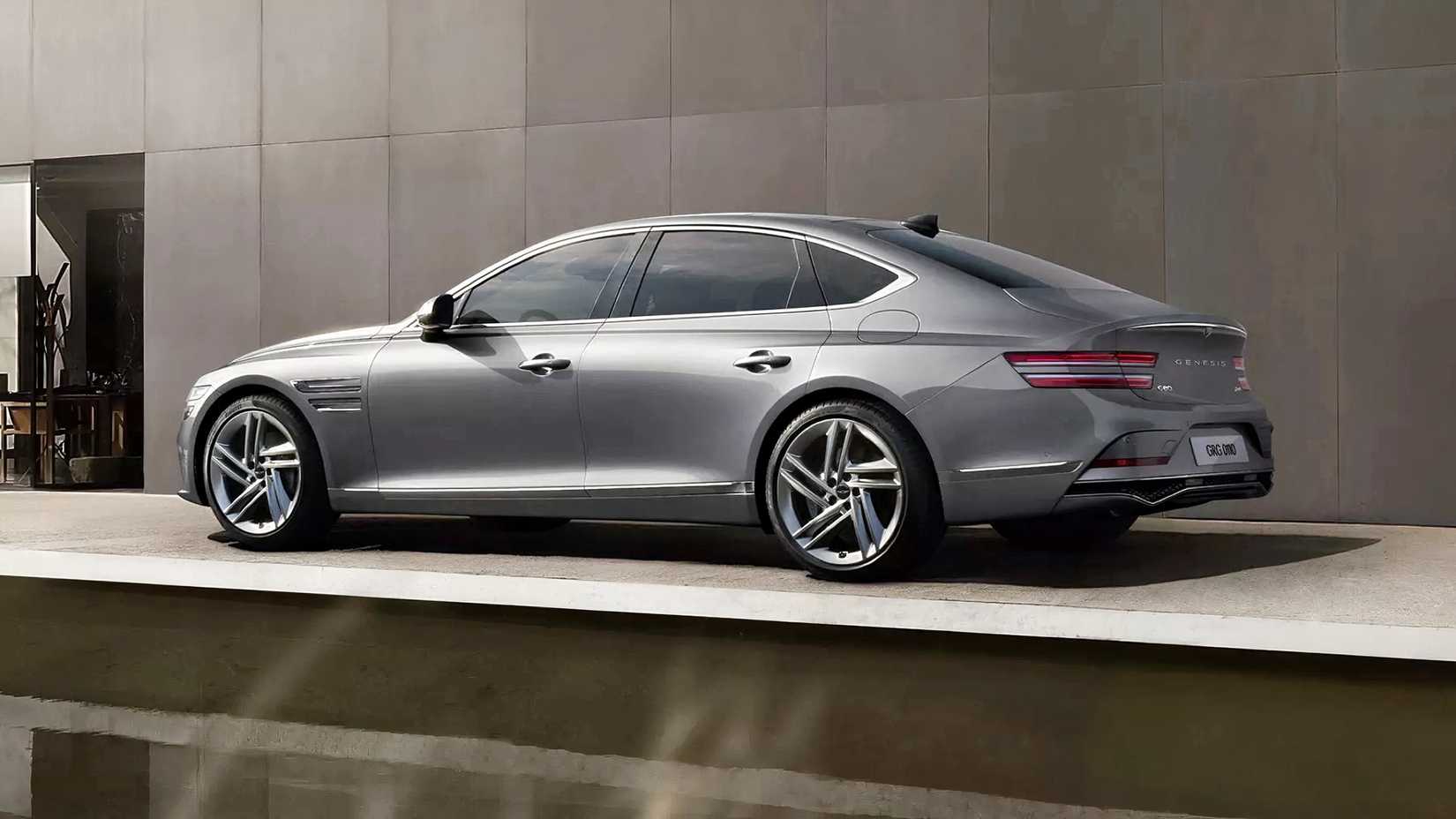 2026 Genesis G80 in silver parked