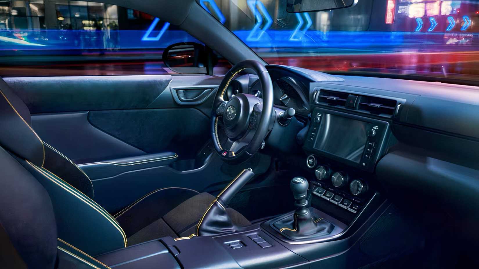 2026 Toyota GR86 interior showing cockpit