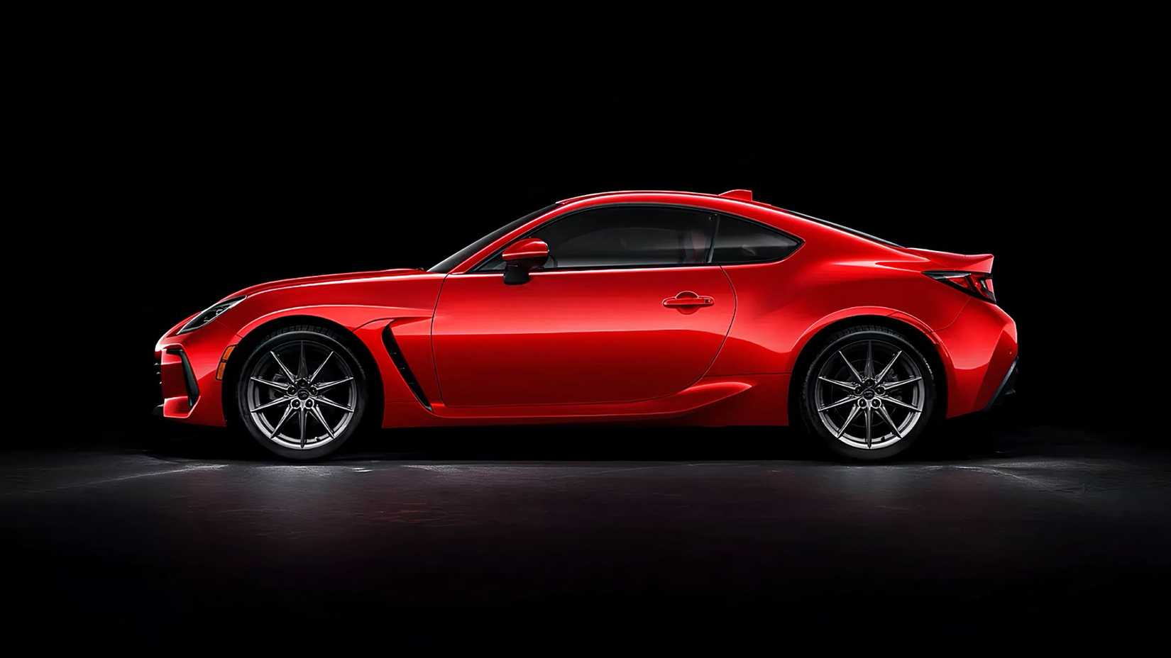 Profile shot of 2026 Subaru BRZ parked in studio