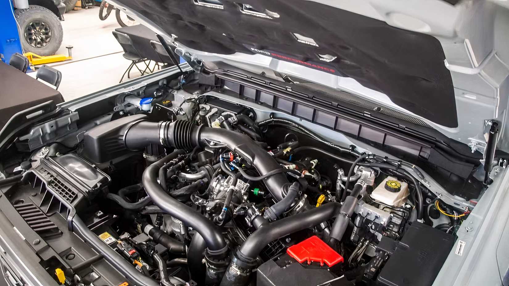 2026 Ford Bronco Raptor engine bay