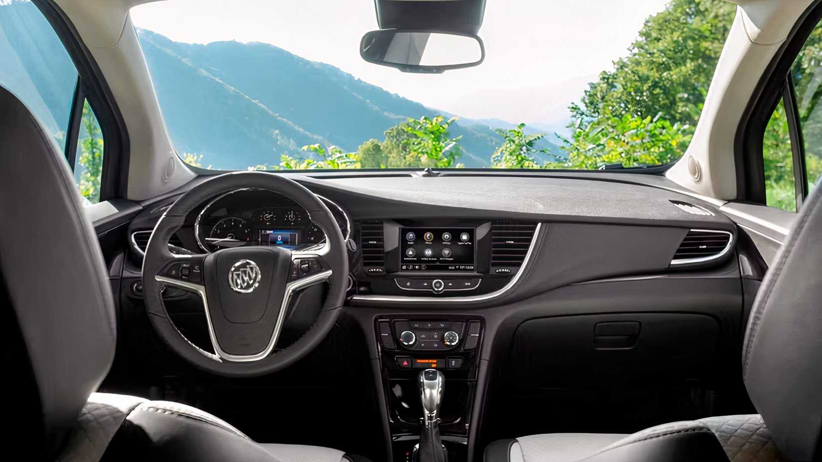 2021 Buick Encore interior showing cabin