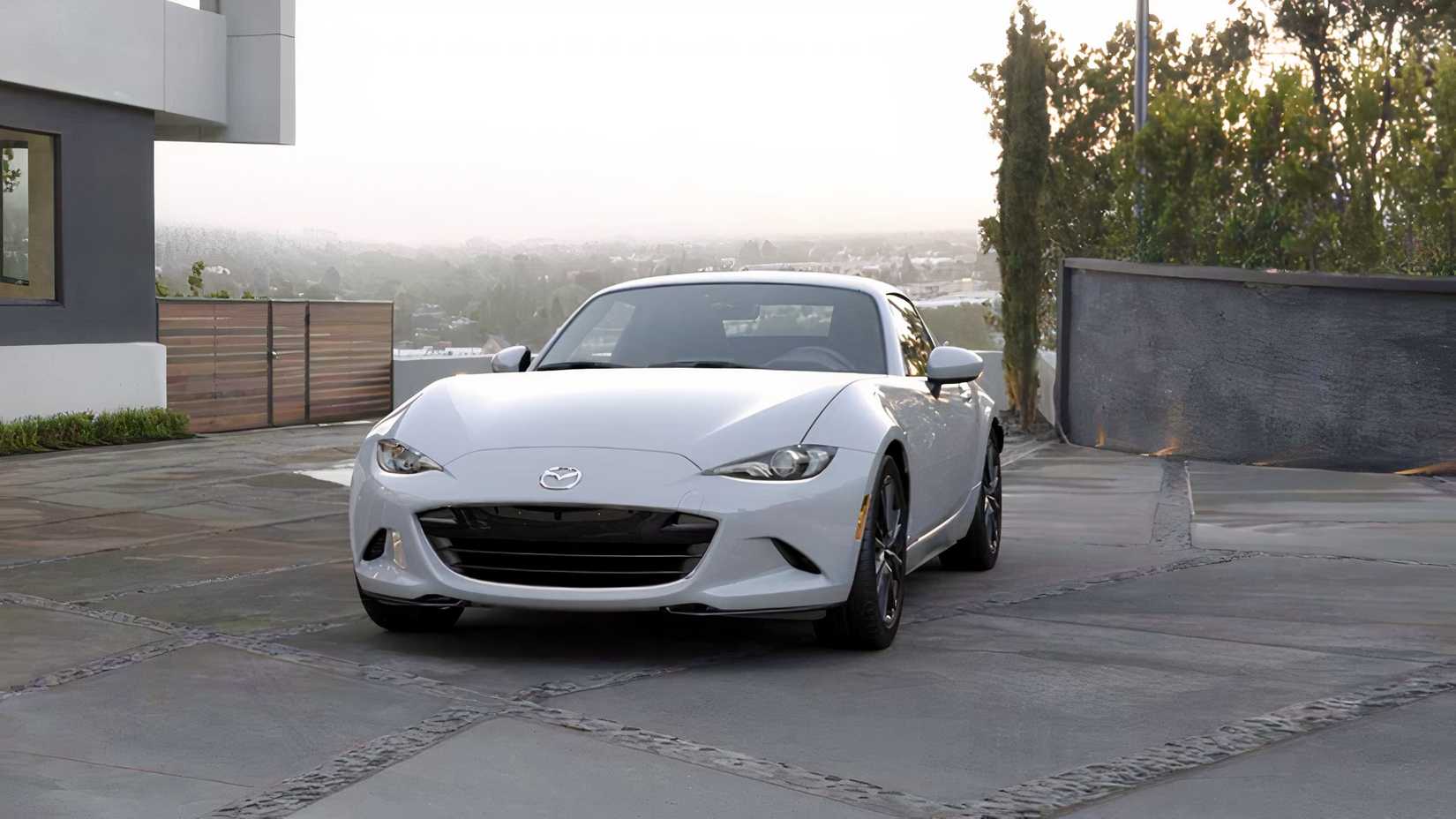 2026 Mazda MX-5 Miata RF in white parked