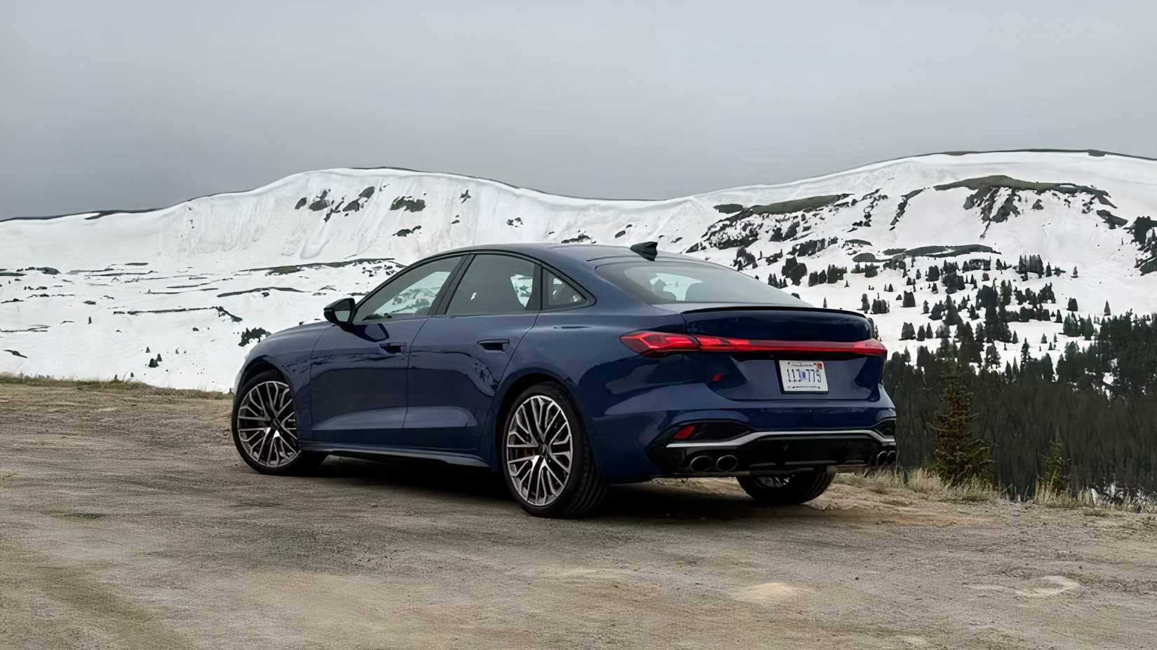 2026 Audi S5 in blue rear 3/4