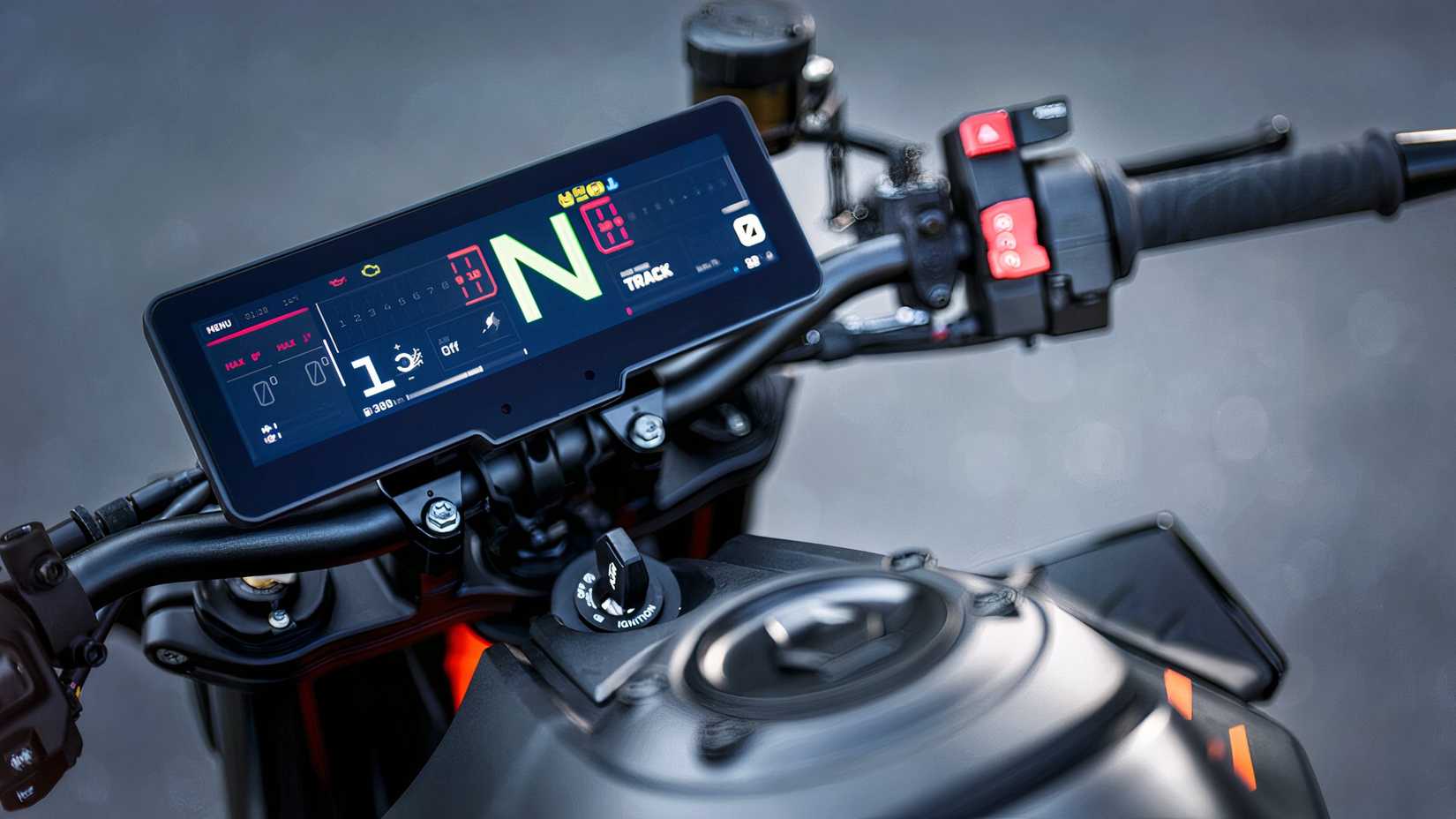 KTM 990 Duke R - Tela TFT
