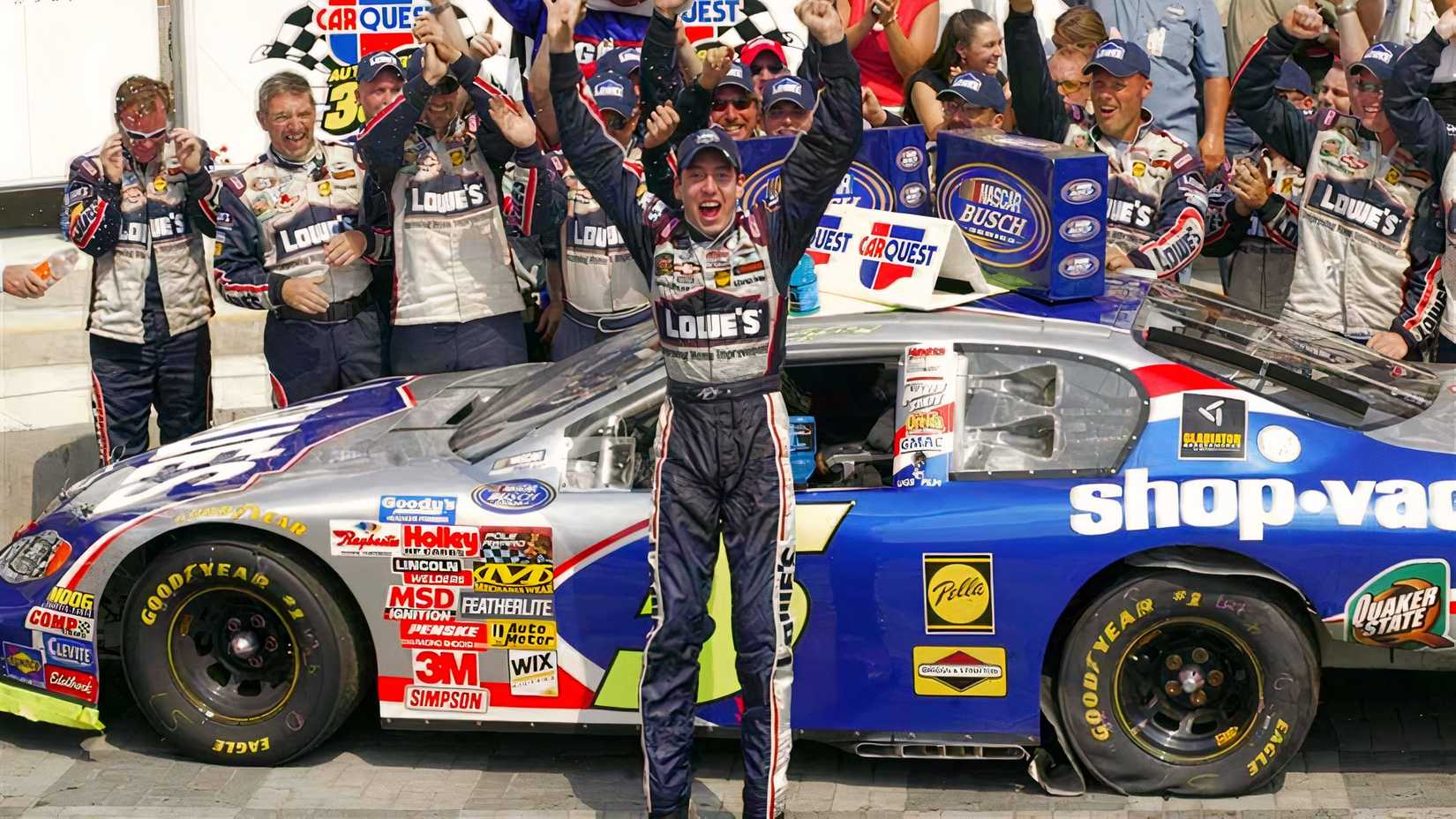 A primeira série nacional da NASCAR de Kyle Busch