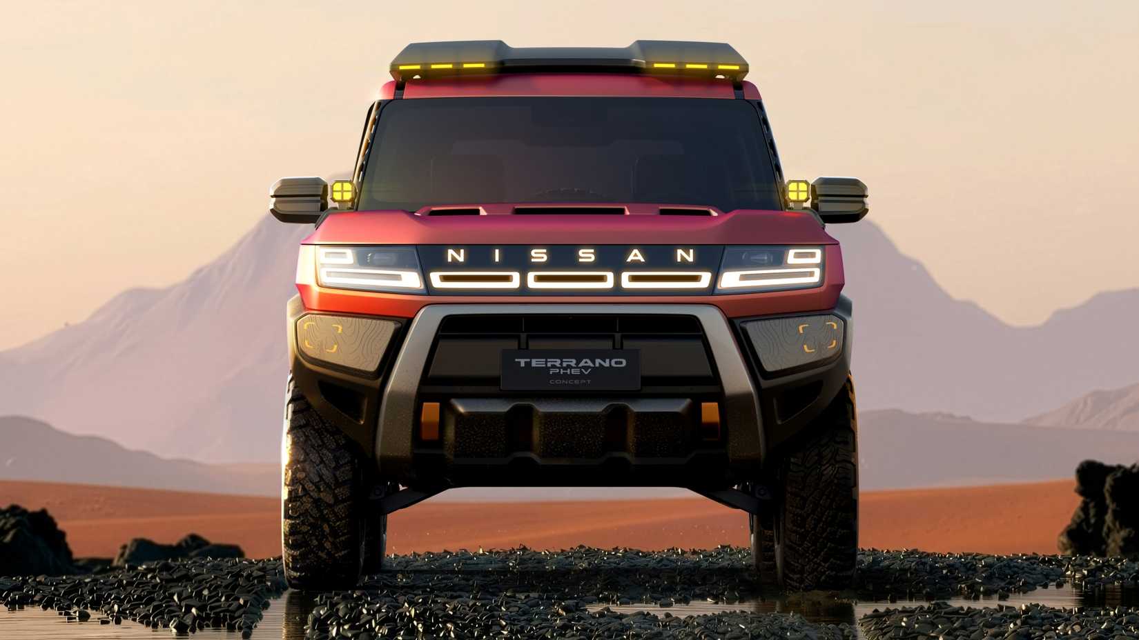 Frente do Nissan Terrano PHEV