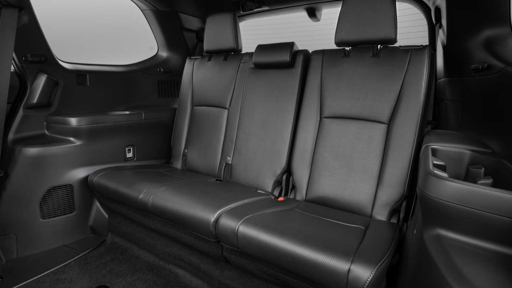 2026 Toyota Grand Highlander Hybrid interior showing rear seats