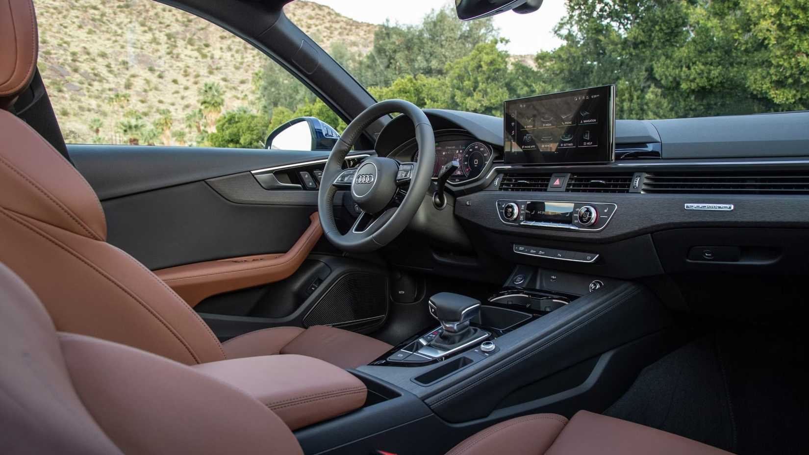 2023 Audi A4 interior showing cockpit