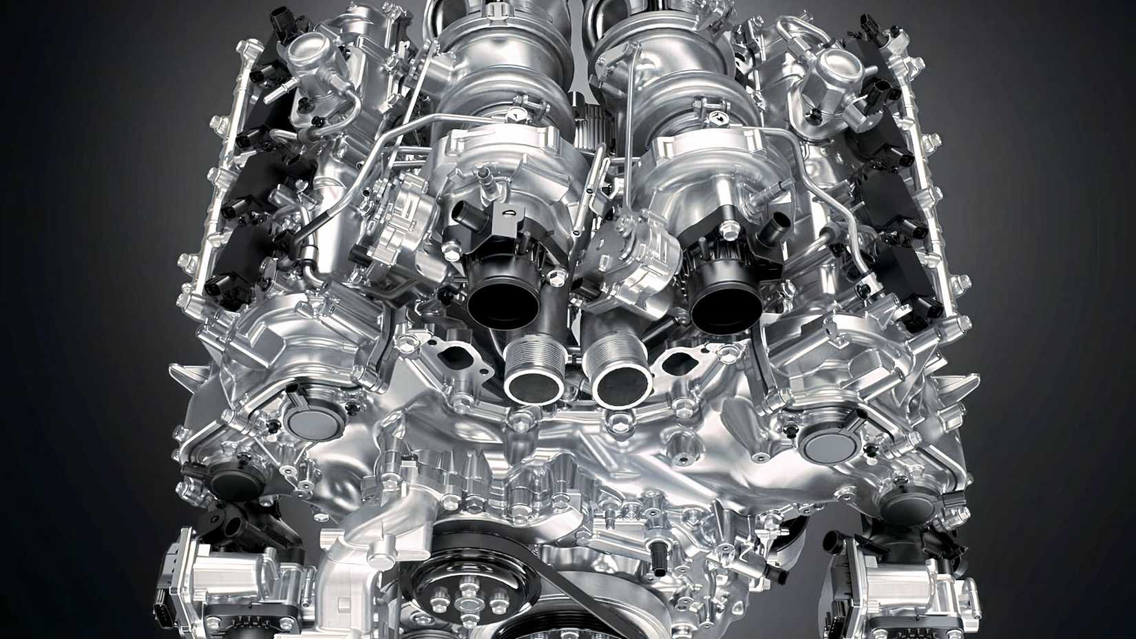 Toyota GR GT Engine close-up shot