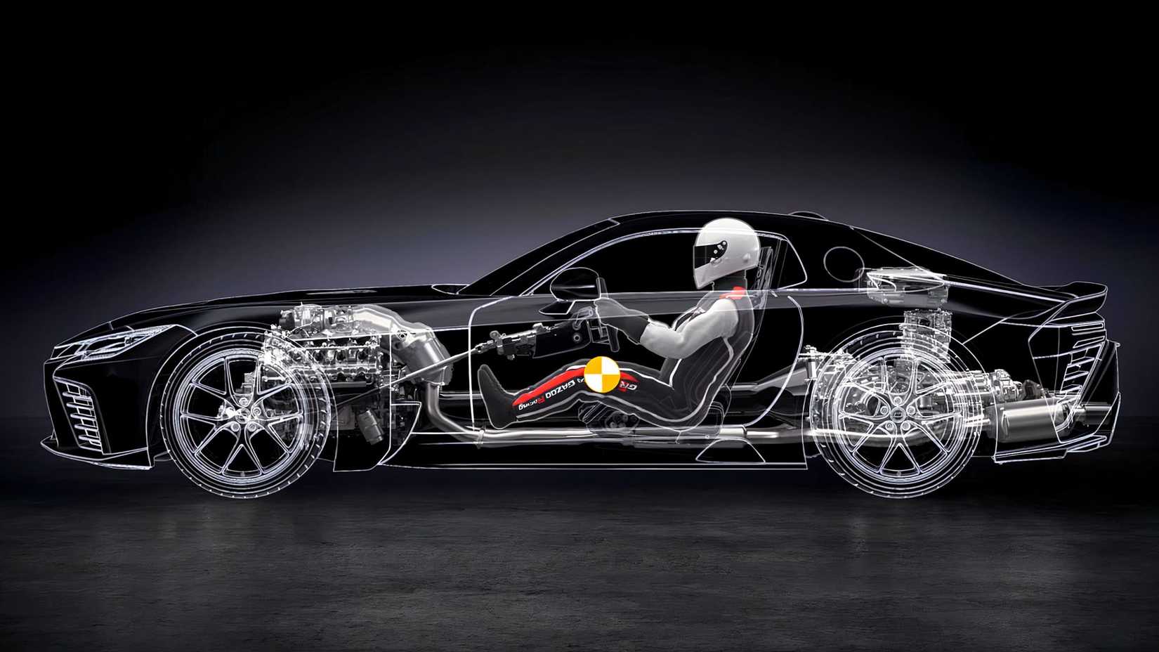 Toyota GR GT side X-Ray Image