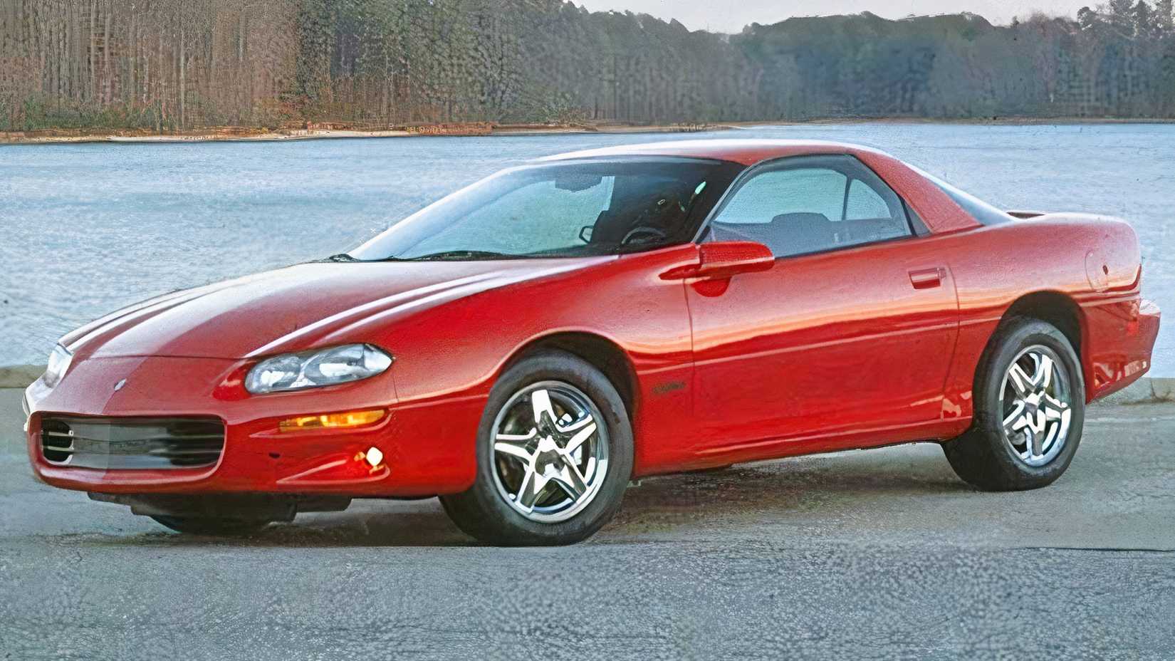 1998 Chevrolet Camaro front 3/4 shot parked