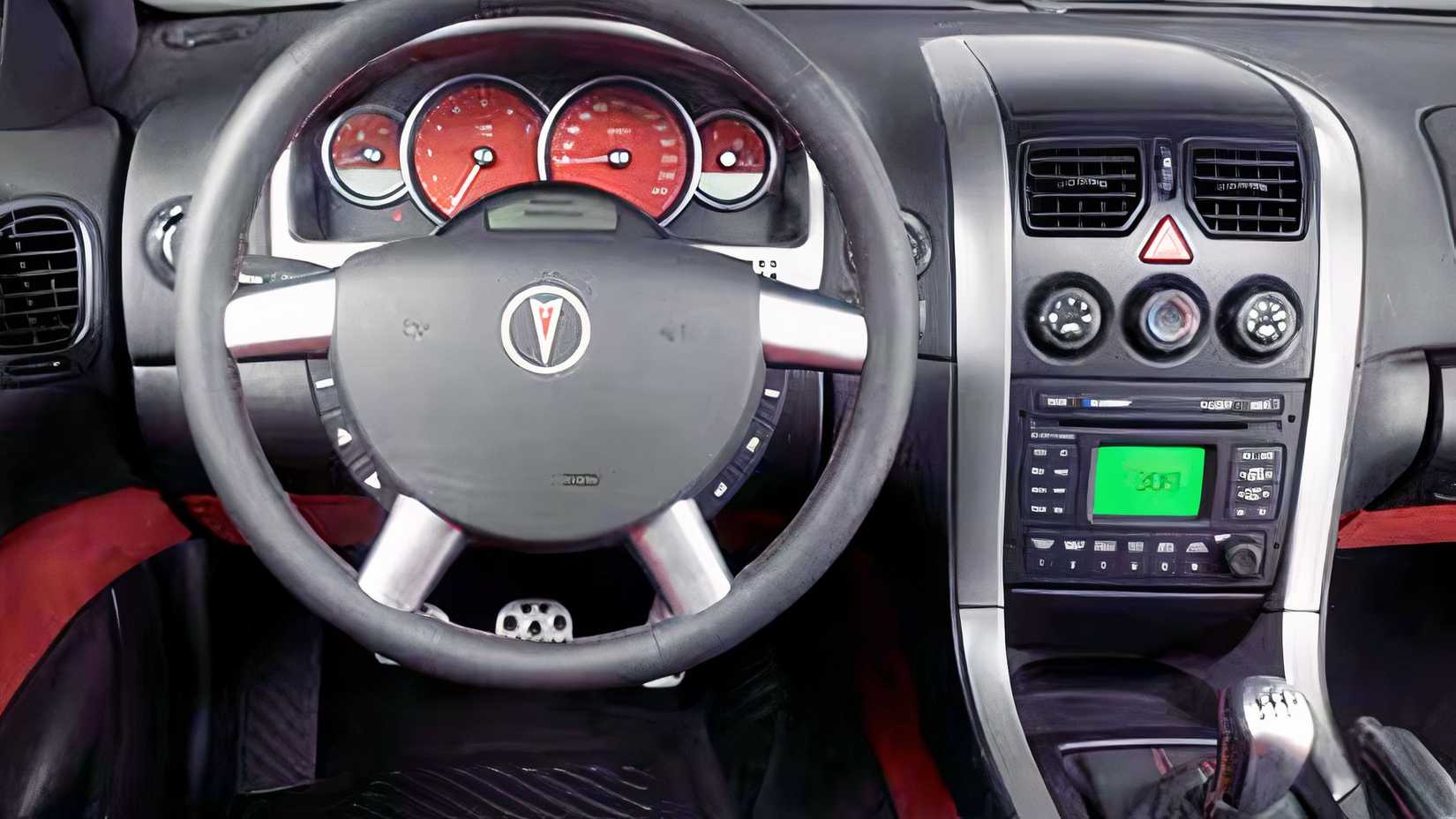2004 Pontiac GTO interior shot showing dashboard