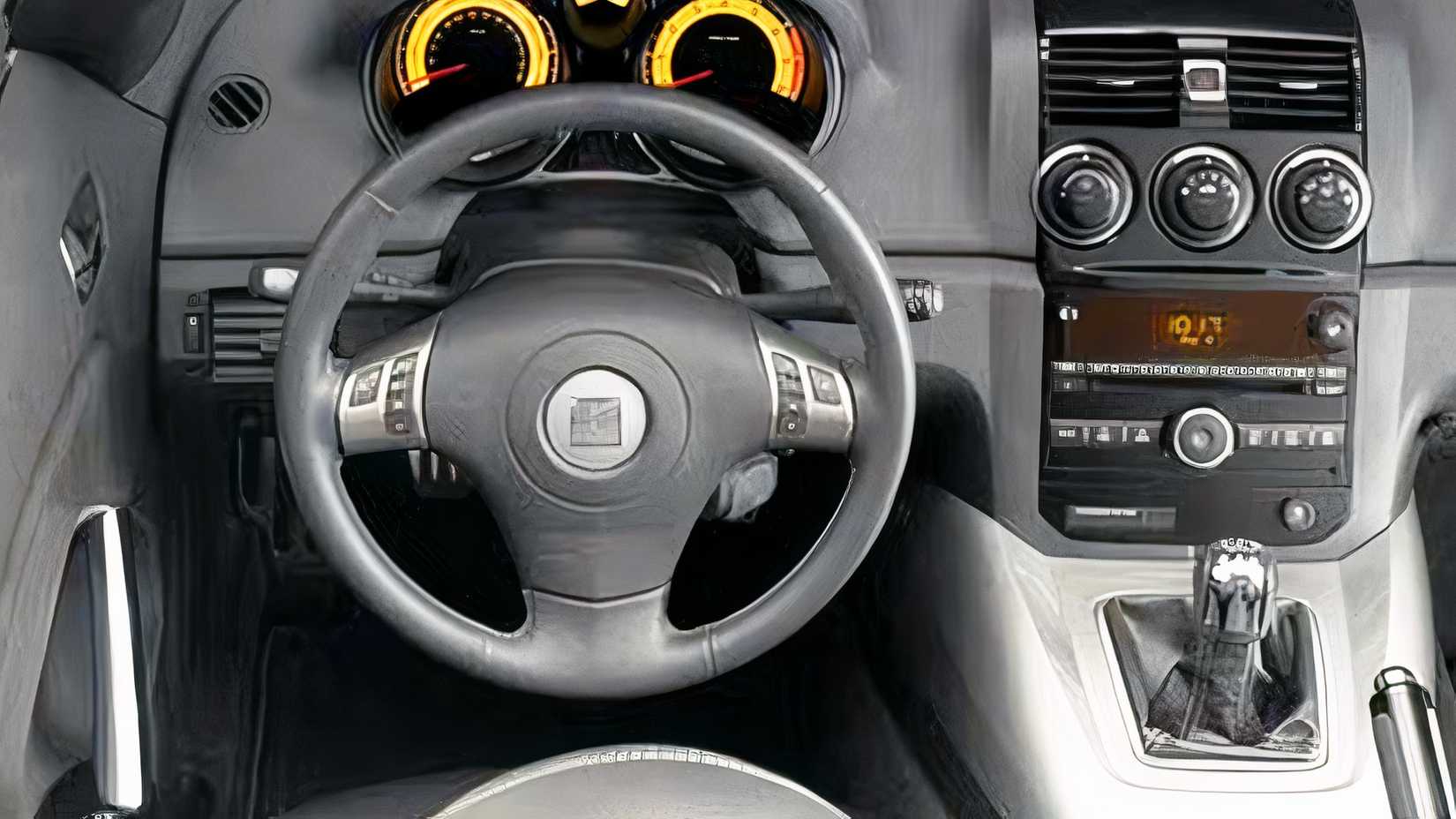 2007 Saturn Sky Red Line interior shot showing Dashboard