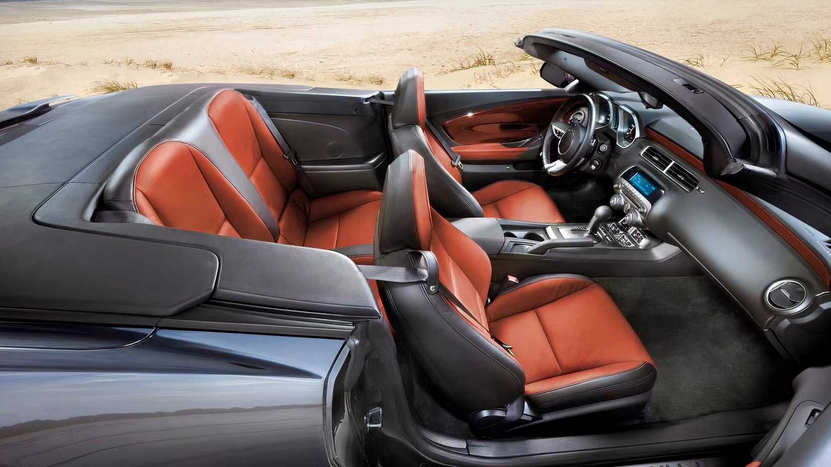 2011 Chevrolet Camaro Interior shot showing cabin and seating